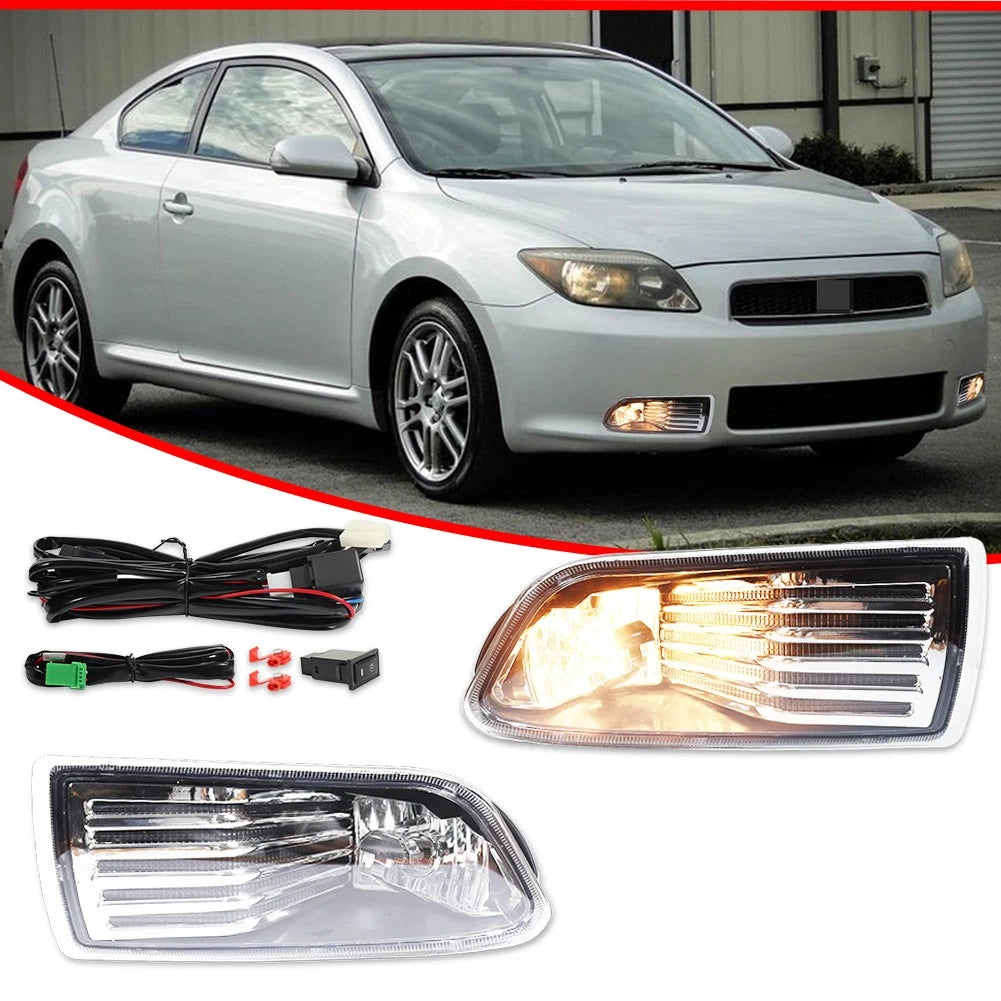 Fog Lights for Scion tC (2005–2010) Clear Lens Replacement