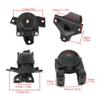 Set of 4 Engine Motor & Transmission Mounts for Hyundai Sonata (2006-2010)