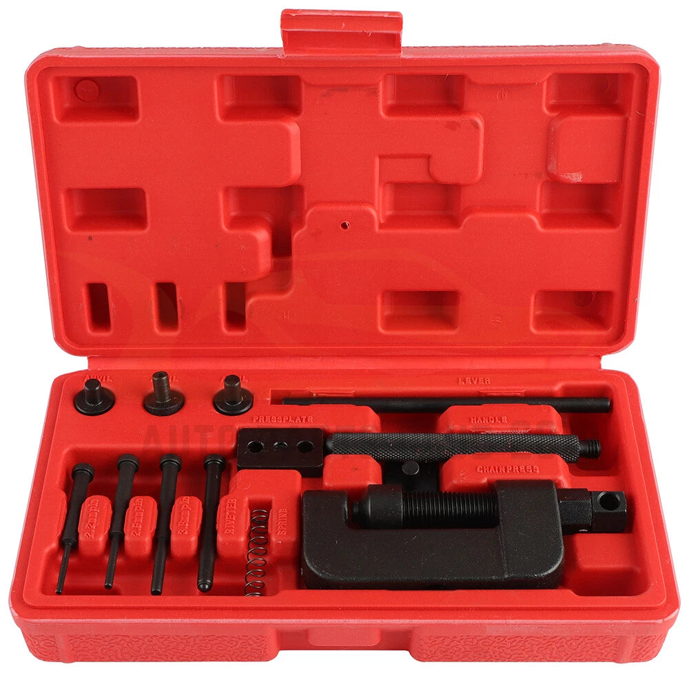 13pc Chain Breaker Tool Set for Motorcycle (Universal)