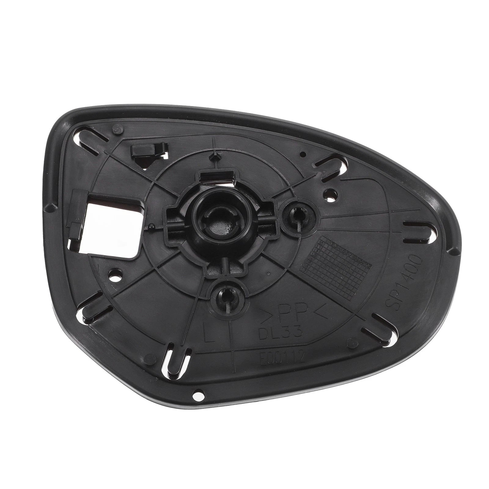 Driver Side Mirror Glass w/ Backing Plate for Mazda 2, 3 (Non-heated)