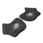 Universal Leather Heat Saddle Shield Deflector for Honda & Harley