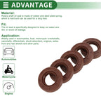 Oil Seal FKM Rubber 17x32x7mm for Various Models (5 Pcs)