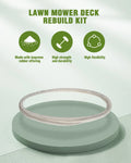 Deck Belt Blade Kit for John Deere L100 L108 L118 L111 L110 (2000–2005)