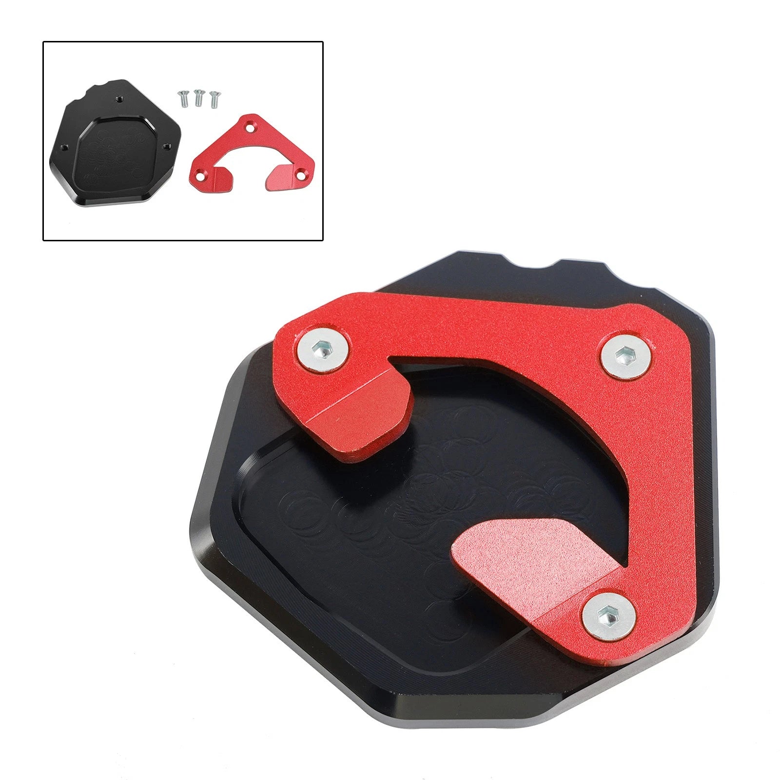 Kickstand Enlarger Plate Pad for Yamaha Tenere 700 (2019–2026)