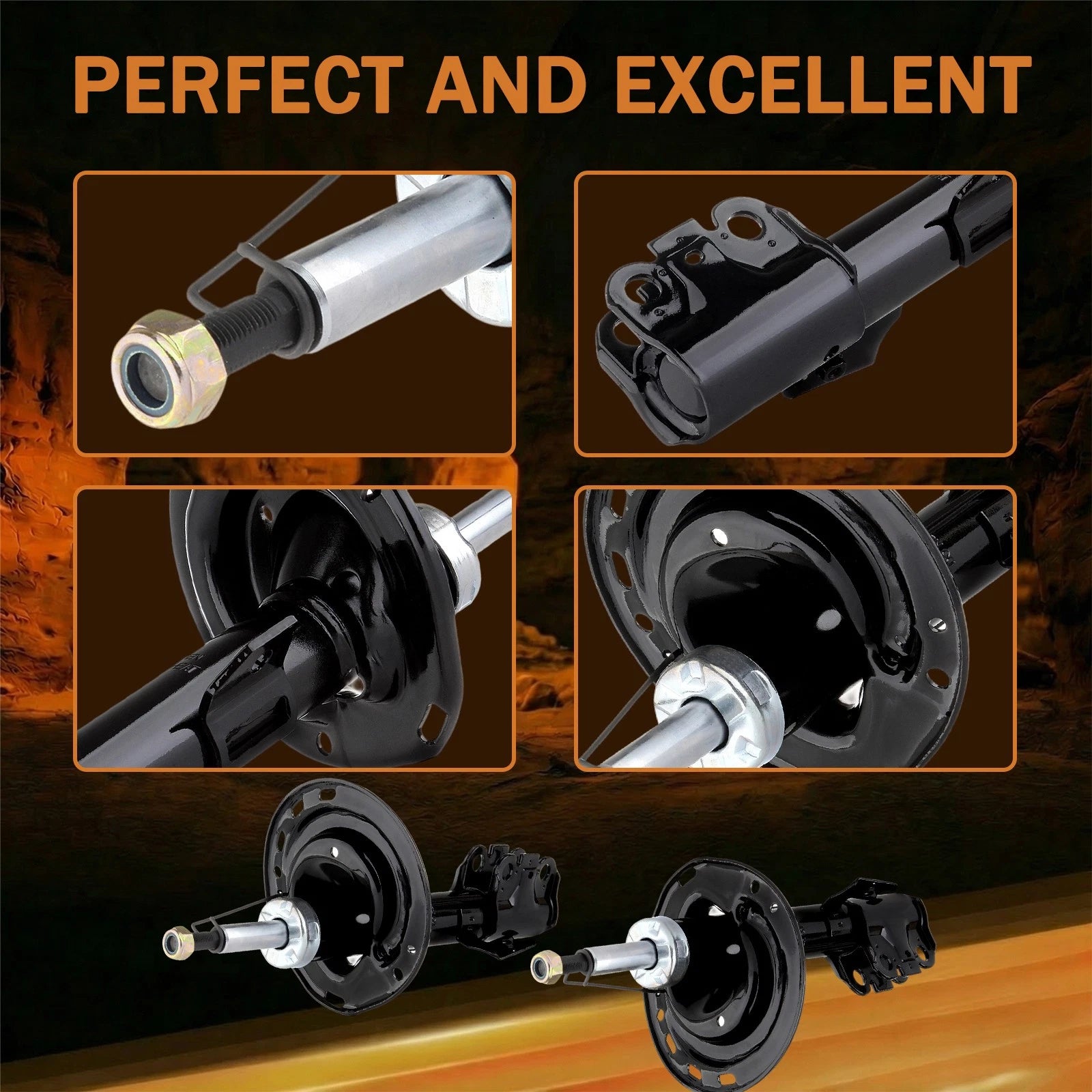 Set of 4 Shock Absorbers for Toyota Avalon Camry (2006–2011)