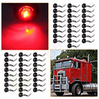 50x 3/4" Red LED Side Marker Clearance Light for Jeep RV Trailer (N/A)