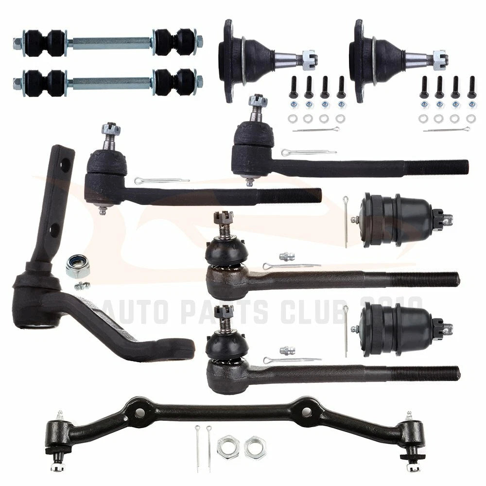 12Pcs Front Ball Joint Suspension Kit for Chevrolet Blazer S10 & GMC Jimmy (1995–2005)