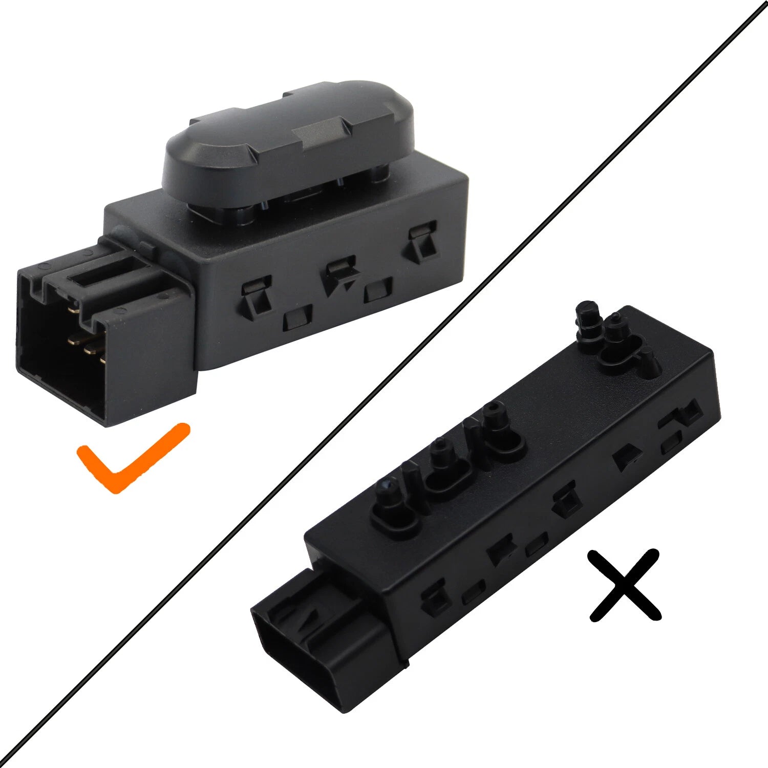 Driver Left Power Seat Switch 6 Way for Ford F150 F250 Mustang Explorer (1997–2023)