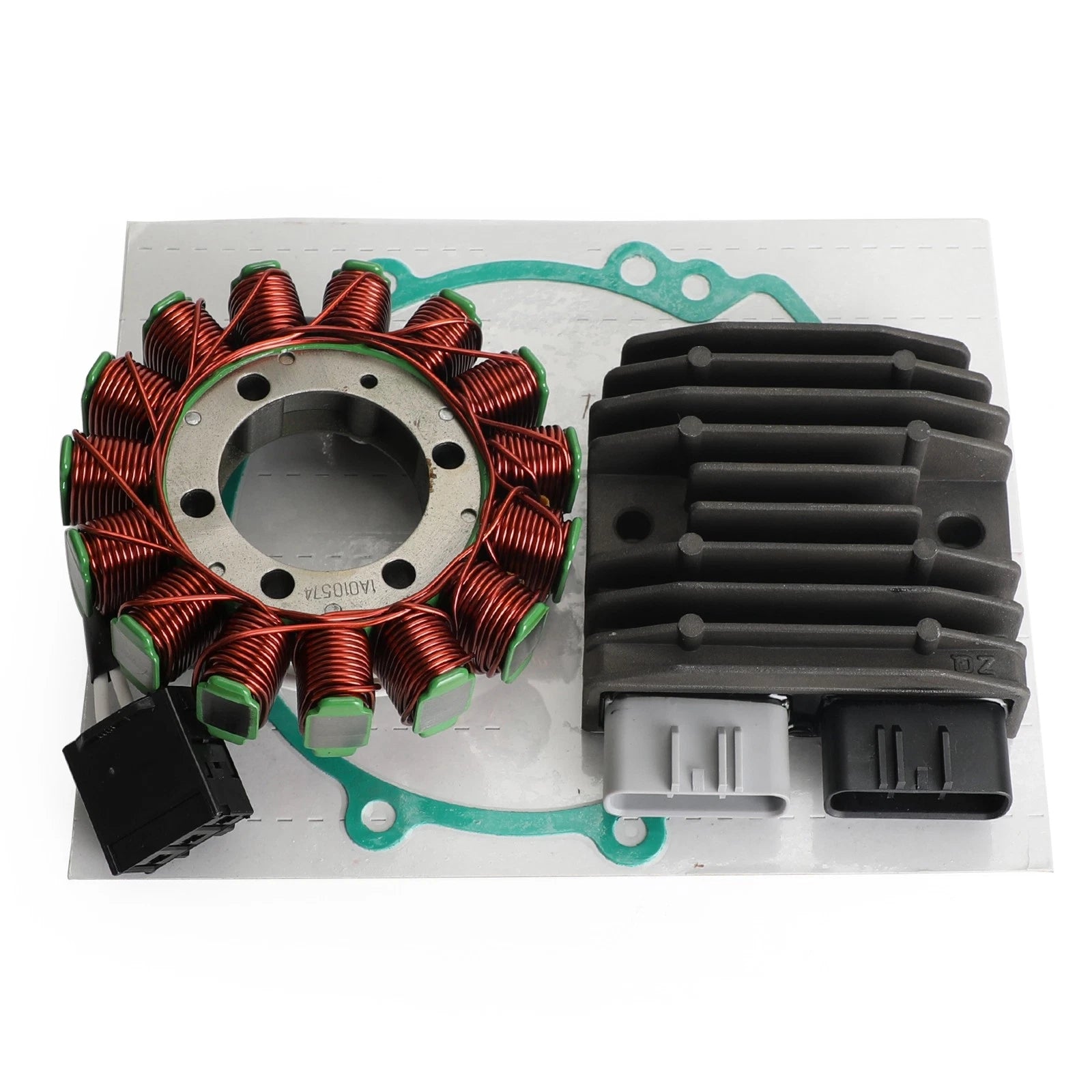 Magneto Stator, Voltage Rectifier, Gasket for Kawasaki Ninja ZX10R (2006–2007)