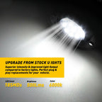 LED License Plate Light Lens Lamp for Dodge RAM 1500 2500 3500 (1994–2001)
