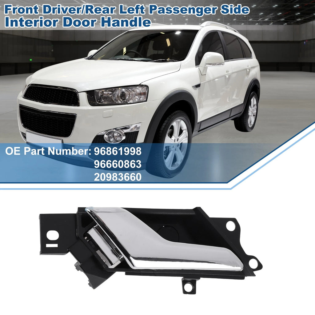 Interior Door Handle for Chevrolet Captiva Sport (2012–2017) No.96861998 Black Silver Tone