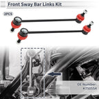 Set of 2 Front Stabilizer Bar Links for Ford C-Max (2013–2014) No.K750554