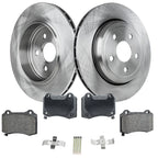 Rear Brake Disc Rotors and Pads Kit for Dodge Durango Jeep Grand Cherokee (2020–2021)
