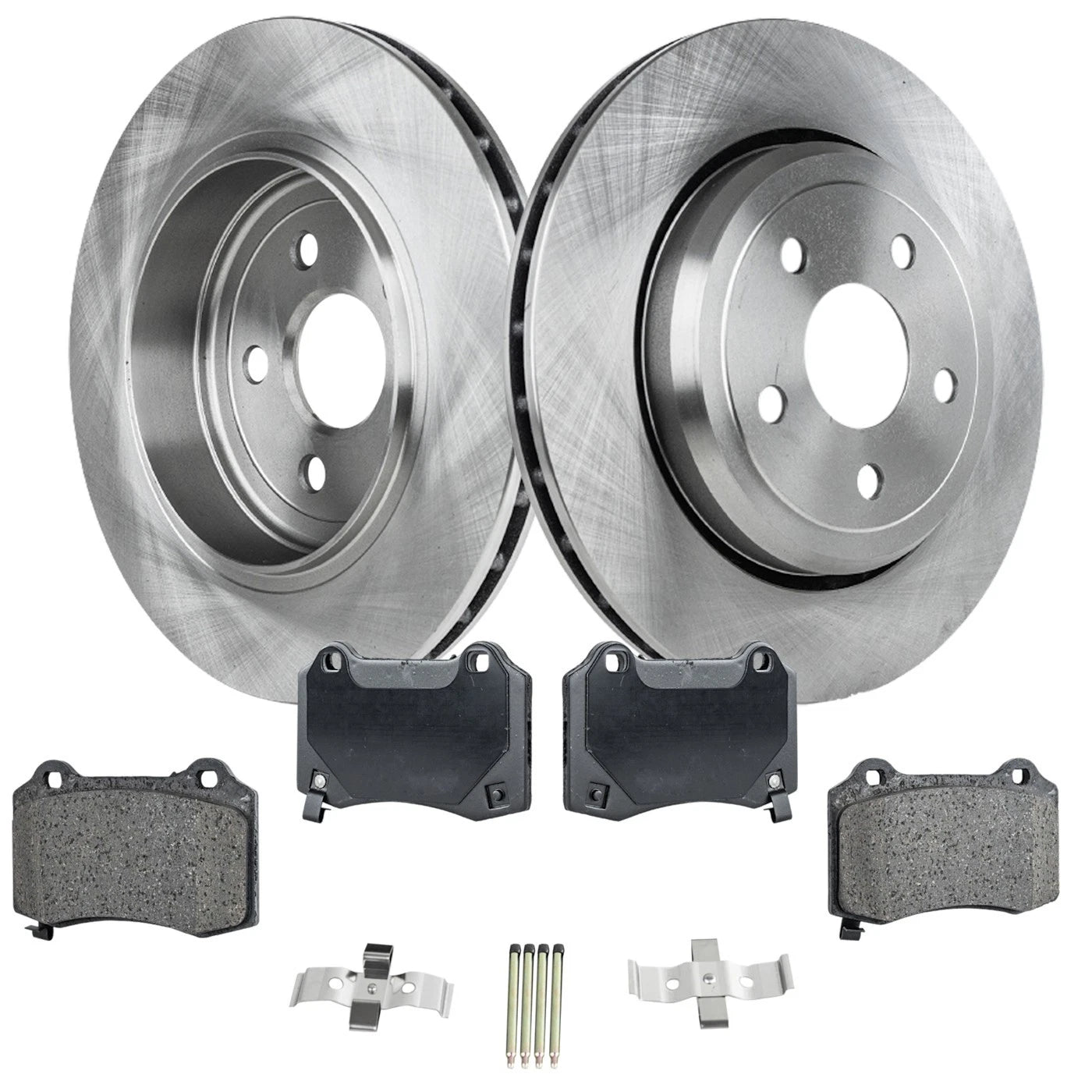 Rear Brake Disc Rotors and Pads Kit for Dodge Durango Jeep Grand Cherokee (2020–2021)