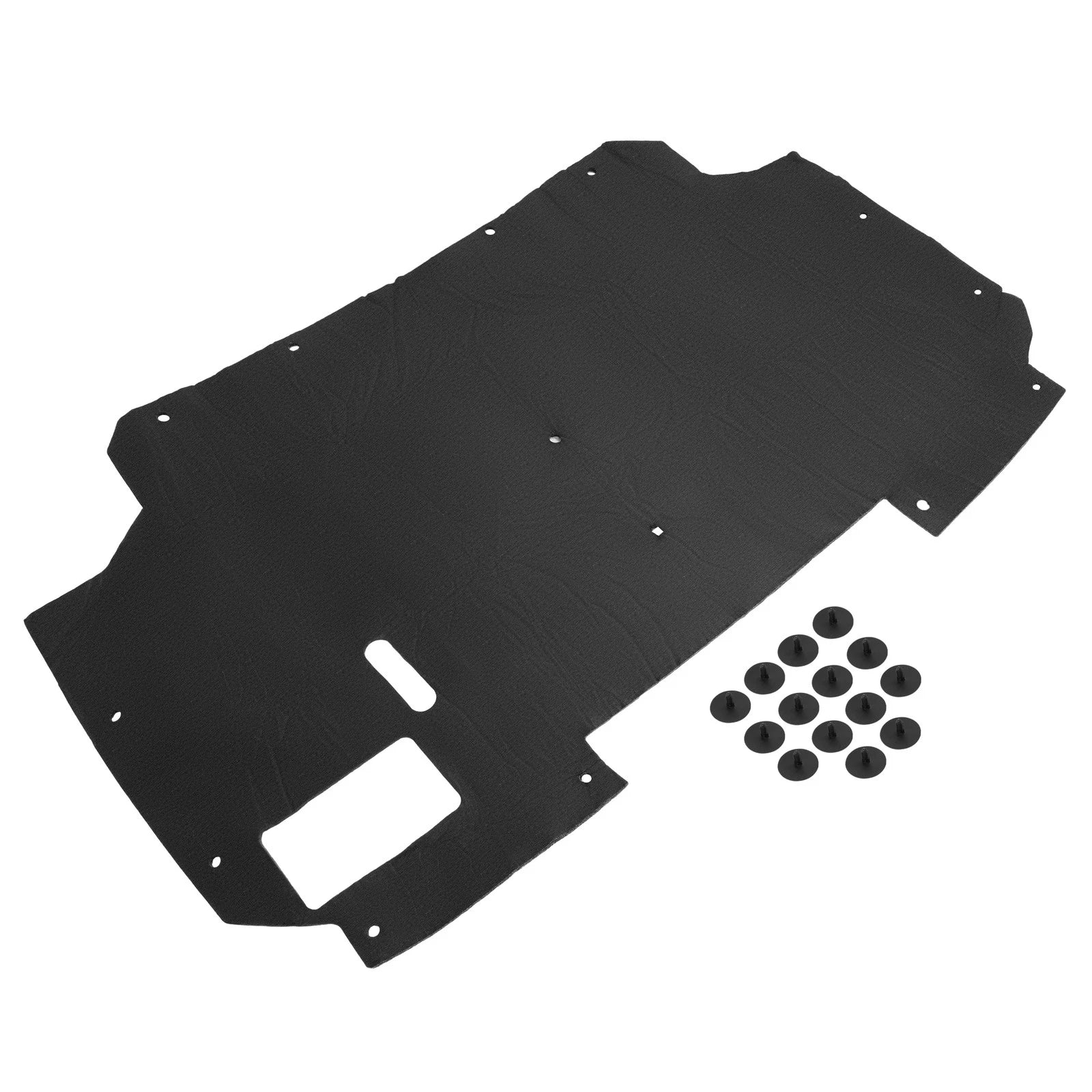Hood Insulation Pad w/Clips for Ford F-150/F-250/F-350/Bronco (1987–1991)