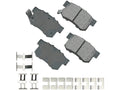 Set of 4 Rear Brake Pads for Suzuki SX4 2007–2013 FD563VR
