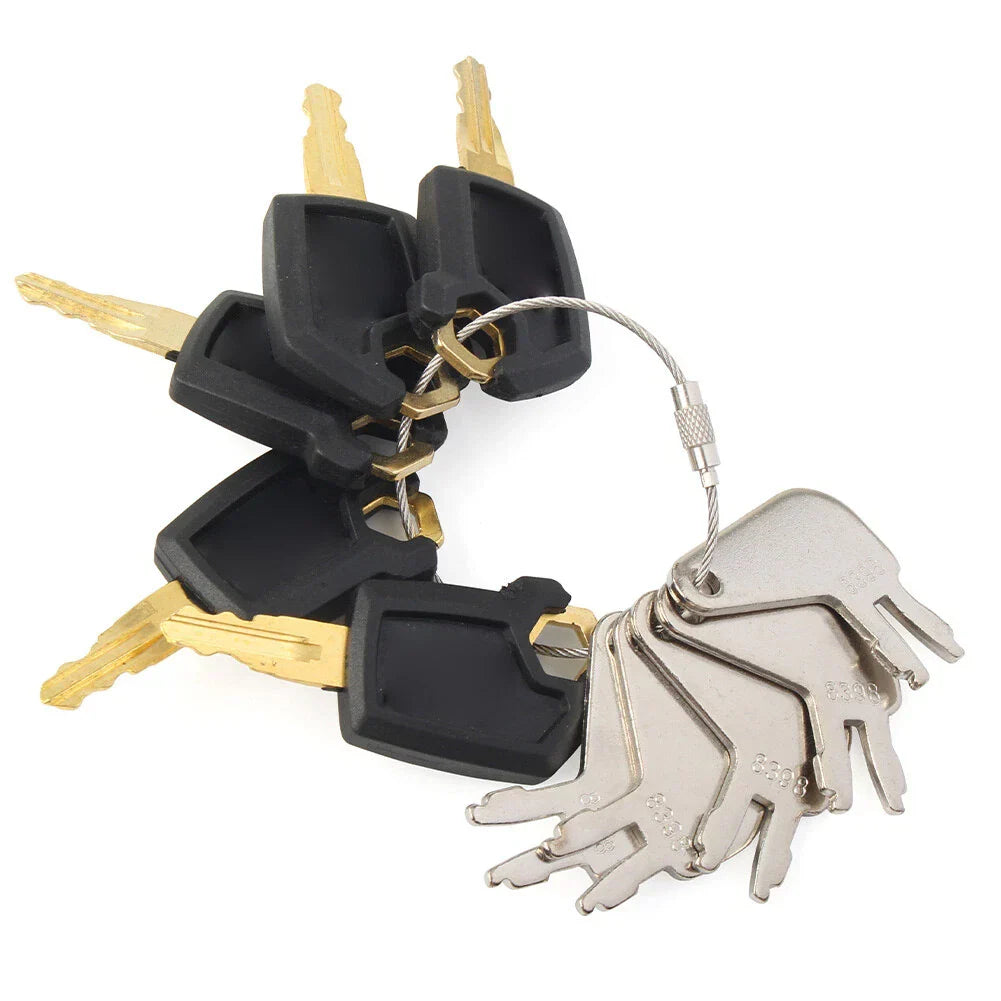 Ignition Key Set for Cat Dozers & Padlocks (5P8500, 8H-5306)