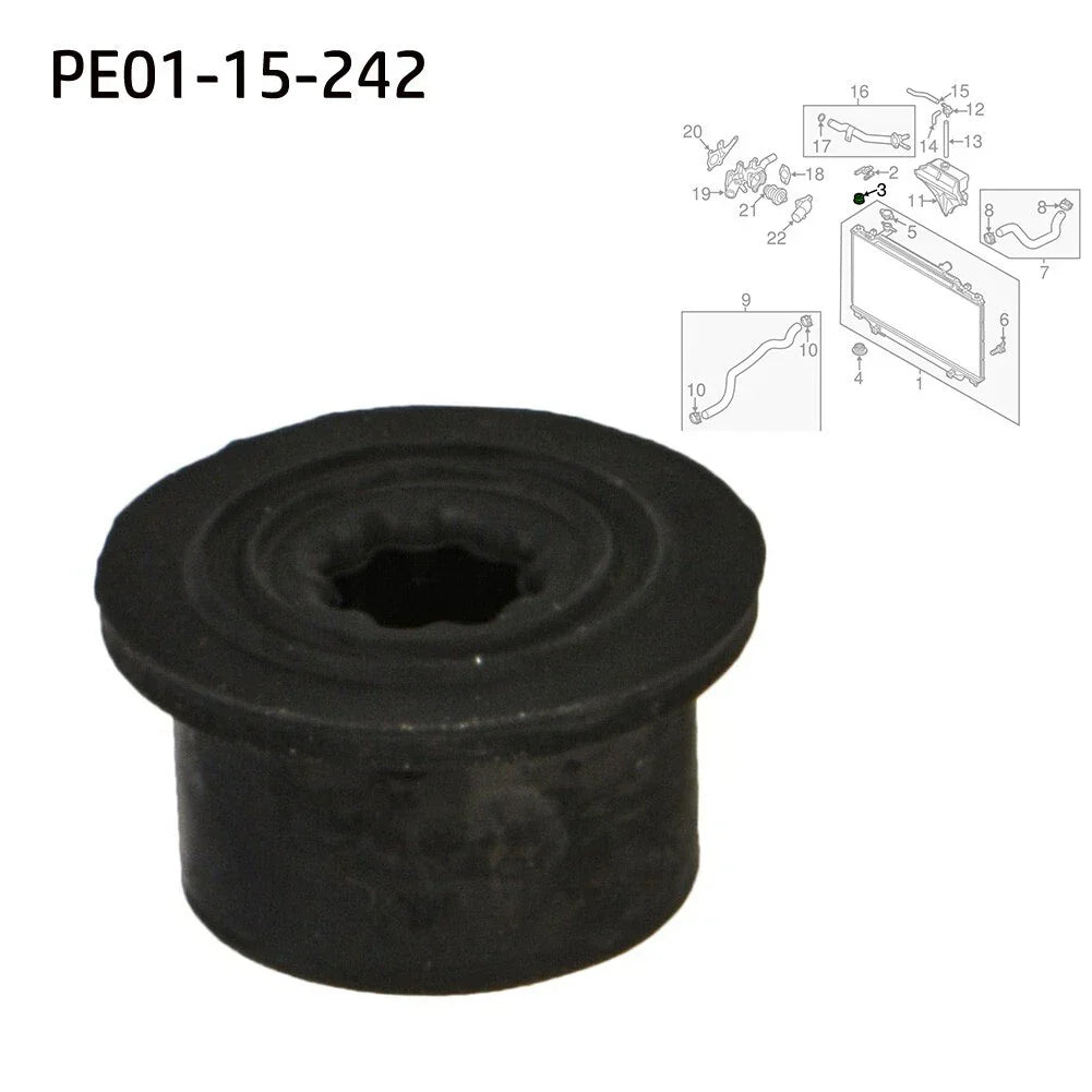 Upper Radiator Rubber Bushing Mount Insulator for Mazda 3, CX-5