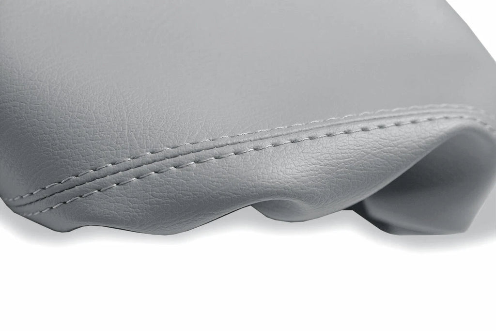 Leather Console Lid Pull Over Cover for Cadillac CTS (2003–2007) Gray