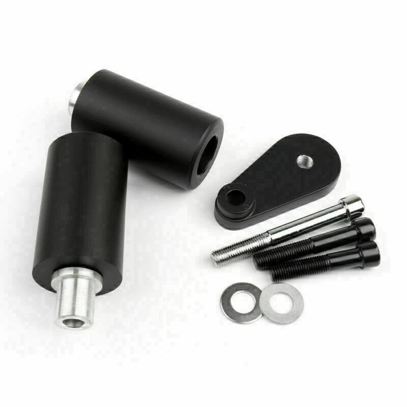 Frame Slider Crash Protector for Yamaha YZF R6 R6S (2003–2008) No Cut Blk