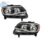 Headlights Set of 2 Clear for Chevy Colorado (2015–2022) Halogen
