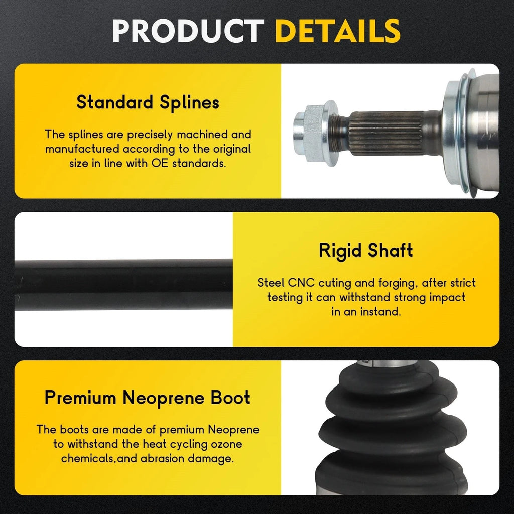 CV Axle Shaft Assembly for Honda Ridgeline, Acura MDX (2016–2024)