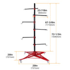 Heavy-Duty 72in Auto Body Bumper Stand for Universal Use