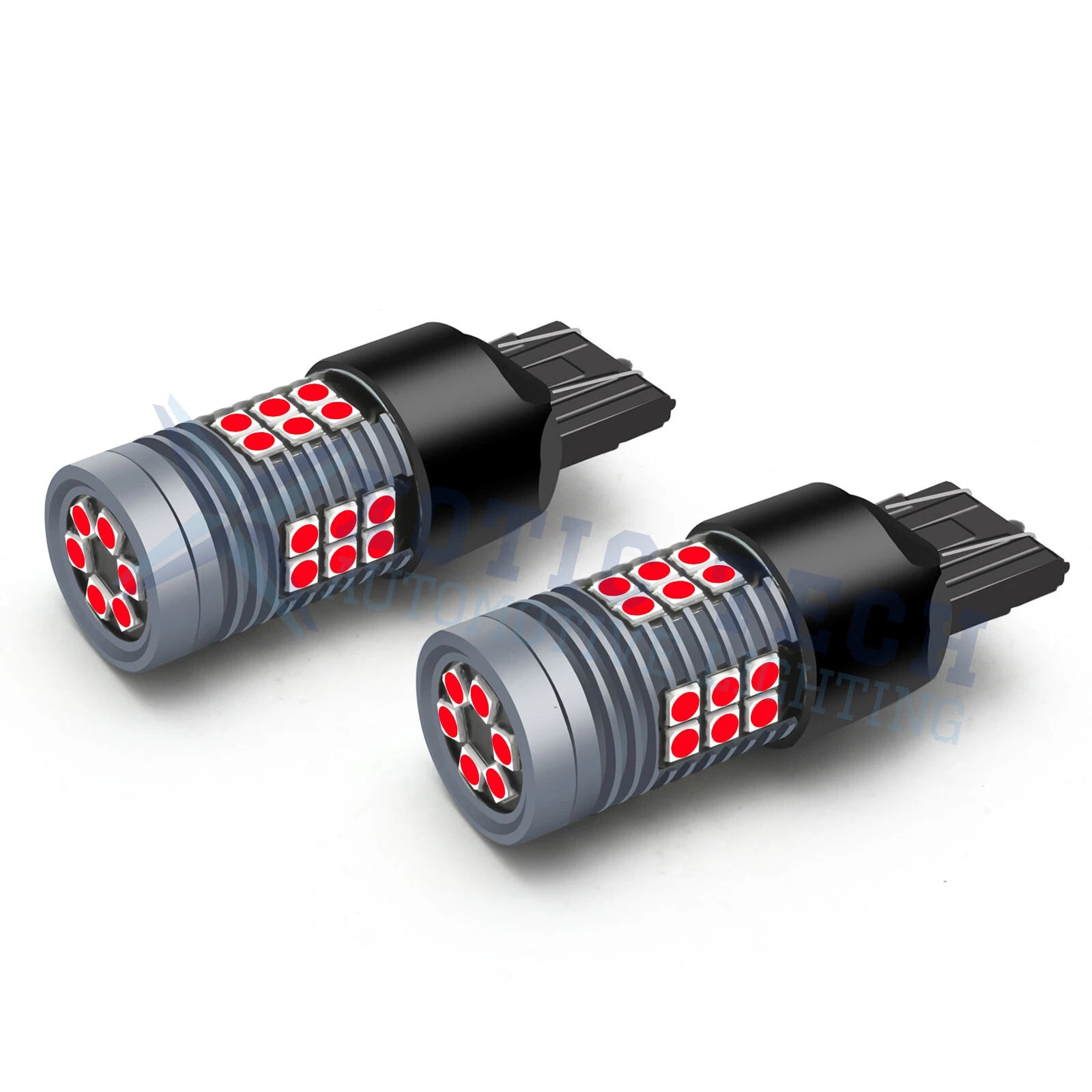 Strobe High Power Red LED Turn Signal Brake Stop Tail Light Bulbs for 2004-2016