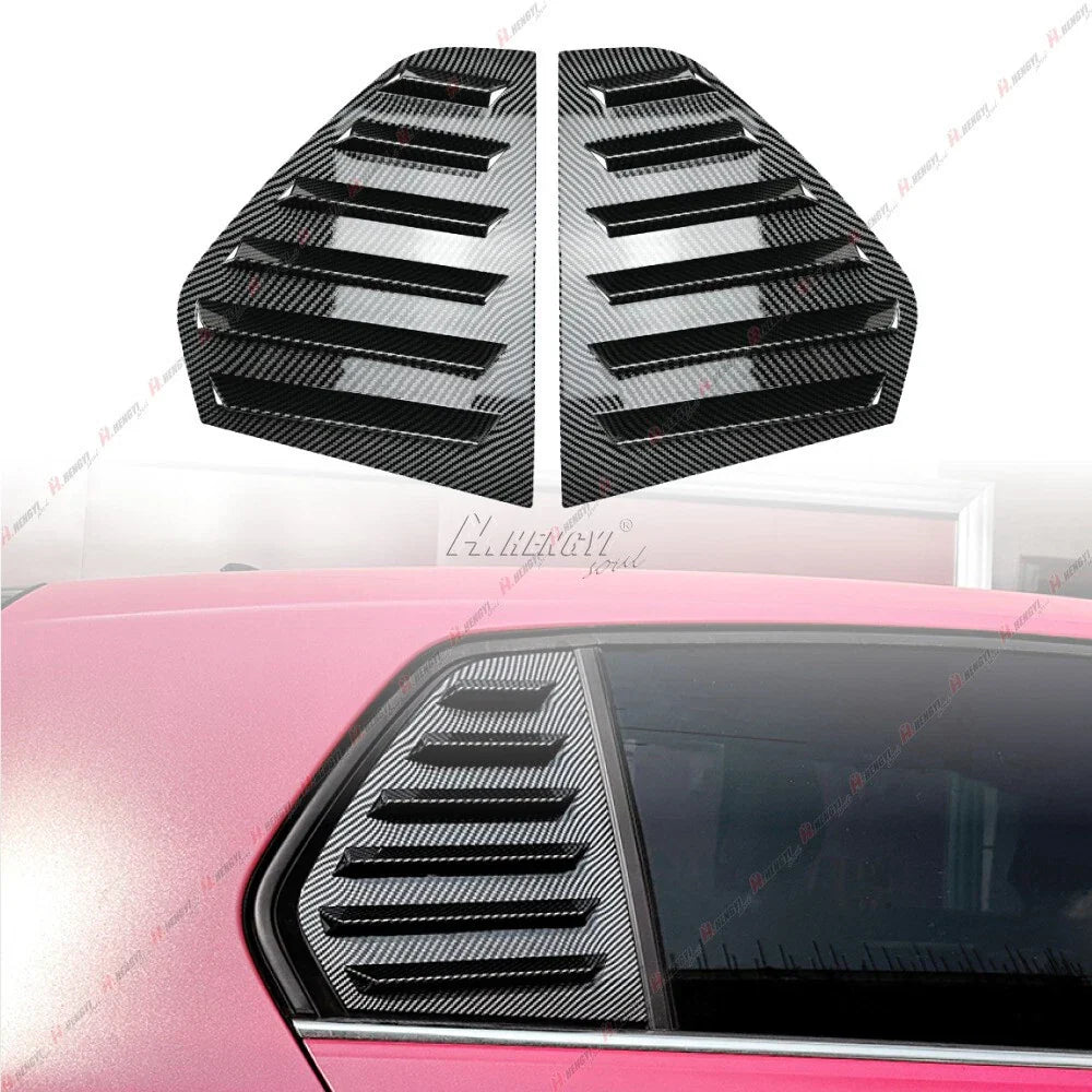 Rear Window Louvers Shutter Vent Cover for Golf Mk8 Hatchback (2021-2024)
