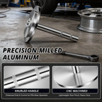 Set of 5 Aluminum Hub Seal Installers for Class 7&8 Trucks