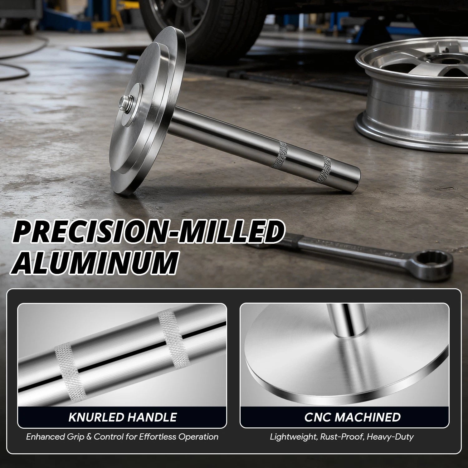 Set of 5 Aluminum Hub Seal Installers for Class 7&8 Trucks