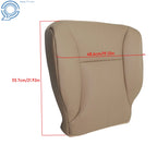 Tan Leather Driver Bottom Seat Cushion Cover for Ram 1500 2500 3500 (1998–2002)