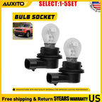 2X Front DRL Daytime Running Light Bulb & Socket for Jeep Renegade (2014–2021)