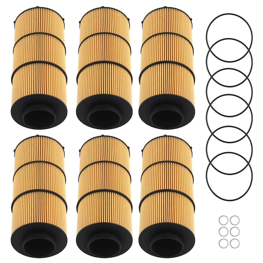 6x Engine Oil Filter for Freightliner Trucks (Detroit Diesel)