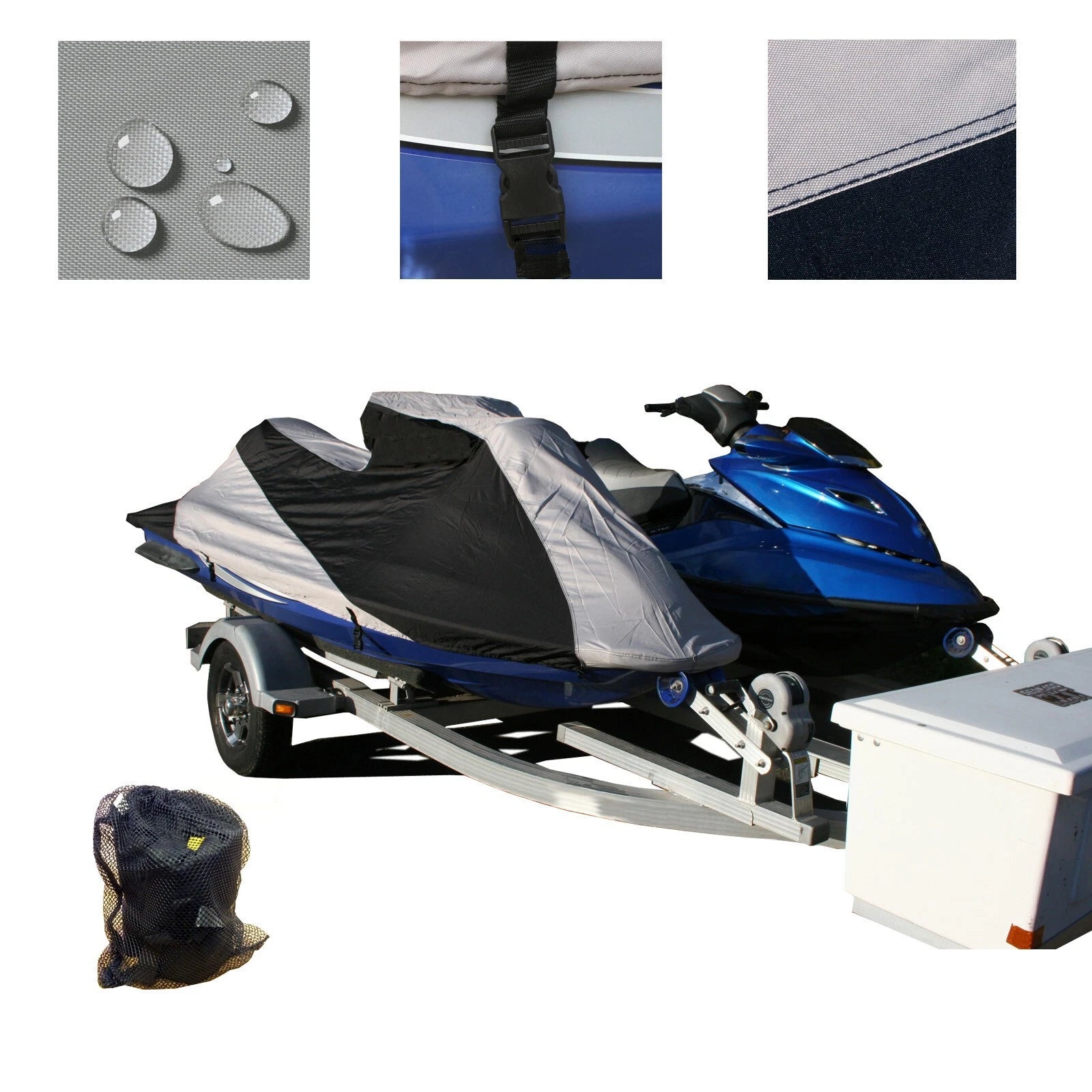 Custom Fit Trailerable Jet Ski Cover for Seadoo RXT-X 260 300