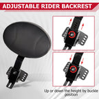 Backrest Pad for Harley Touring Road Street Glide (1997-2025)