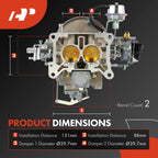 2 Barrel Carburetor for Ford F-250 F-350 Mustang Jeep Wagoneer Mercury