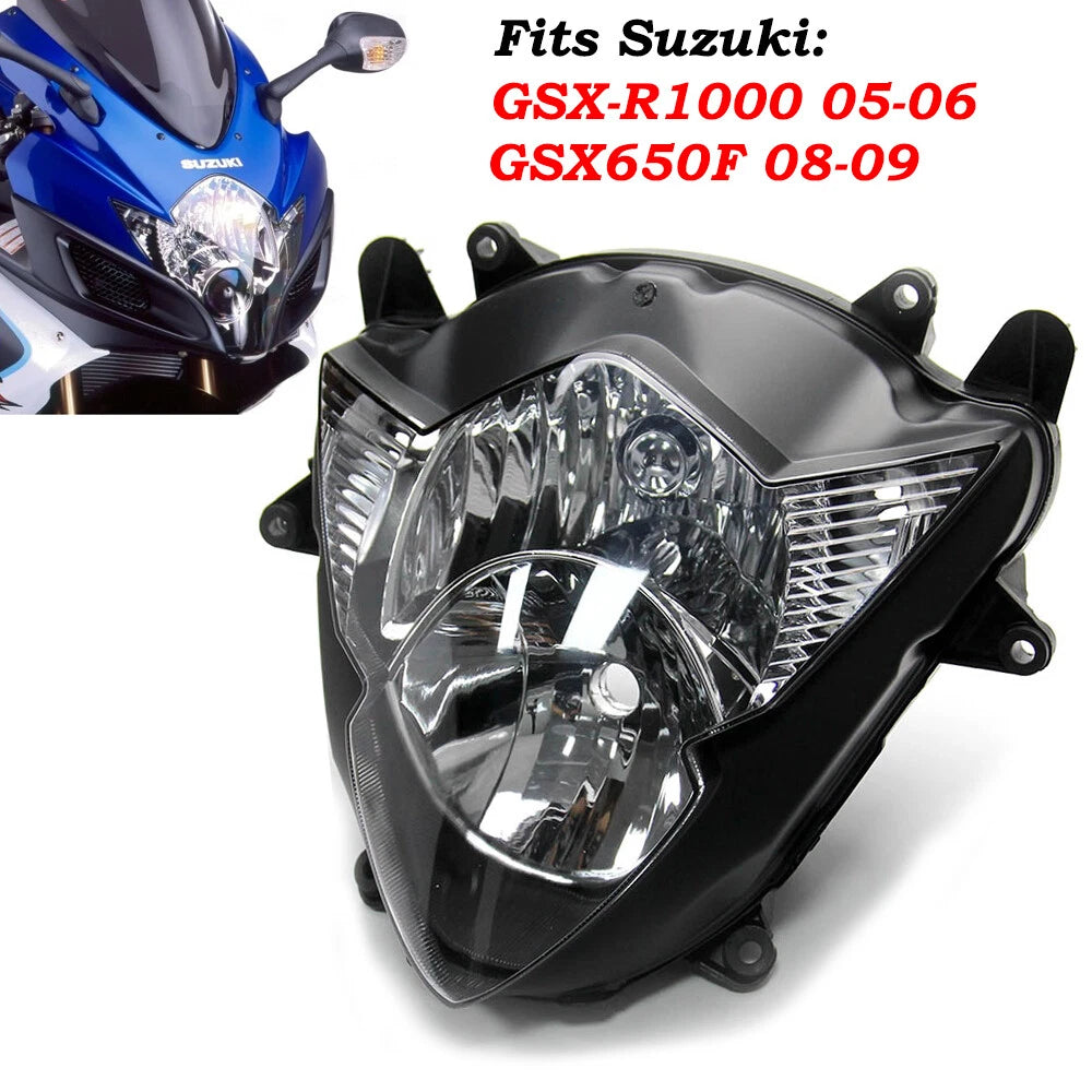 Headlight Headlamp for Suzuki GSXR1000 GSX-R 1000 (2005–2006)