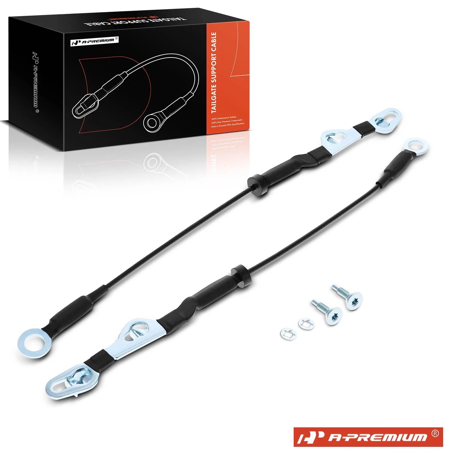 2X Tailgate Support Cable for Chevy Colorado GMC Canyon (2004â2012)