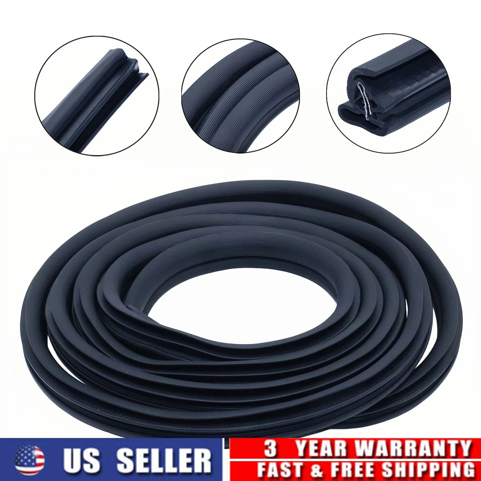 Front Door Seal Weatherstrip for Plymouth Trailduster Dodge Truck (1974–1981)