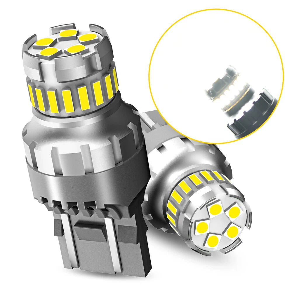 Set of 2 LED White 6500K Reverse Turn Signal Bulbs for Make Model (YYYY–YYYY)
