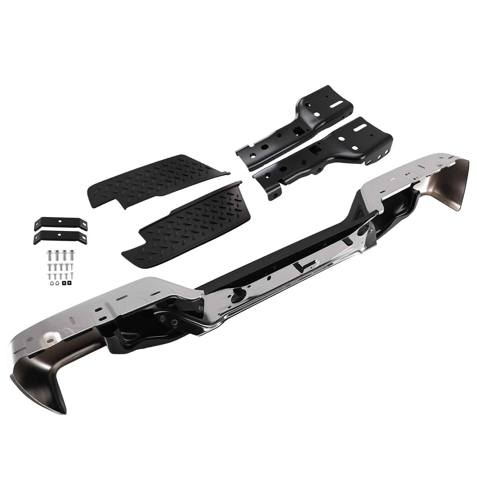 Rear Bumper Assembly for Chevy Colorado (2008–2012) Chrome GM1103156 15886441