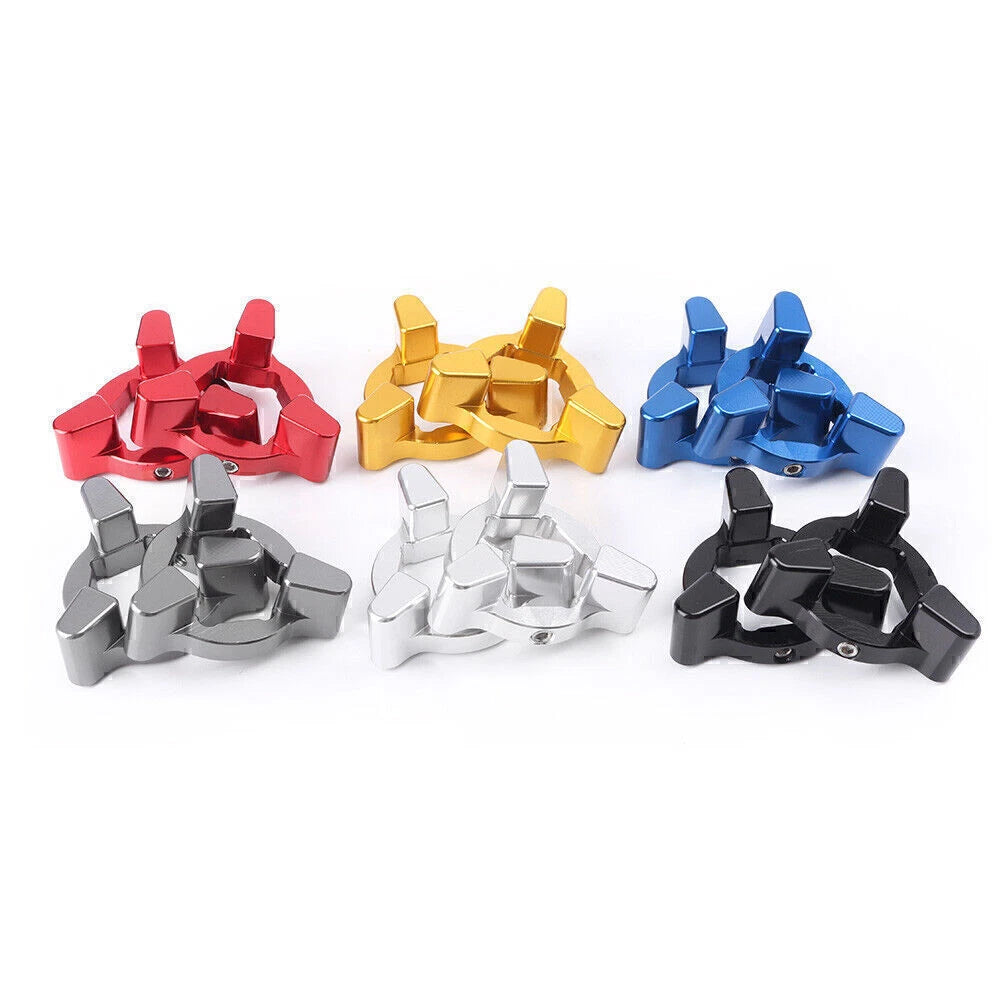Set of 4 CNC Anodized Fork Preload Adjusters for Universal Motorcycle (14/17/19/22mm)