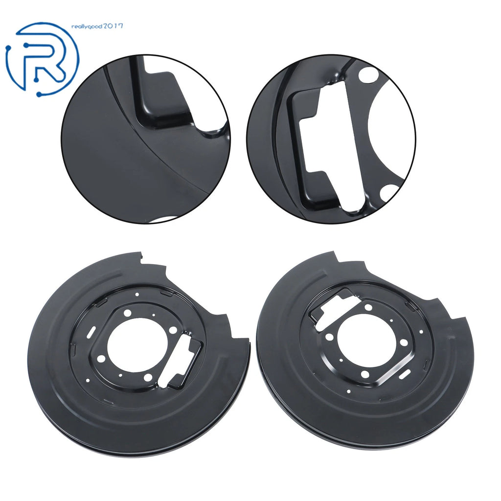 Set of 2 Rear Disc Brake Dust Shields for Ford F150 Expedition (1997–2000) 924-215