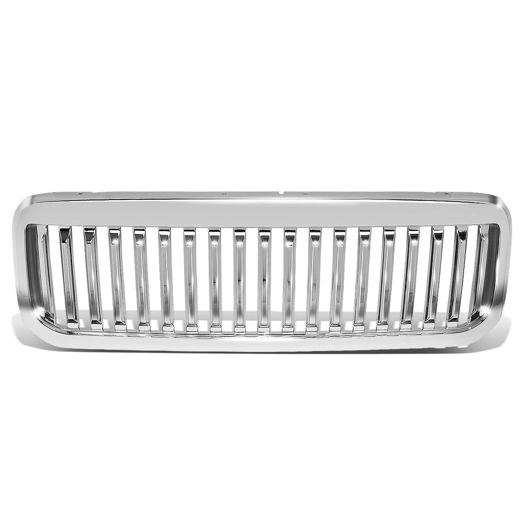 Chrome Front Upper Bumper/Hood Grill/Frame for F-Series Super Duty (1999–2004)