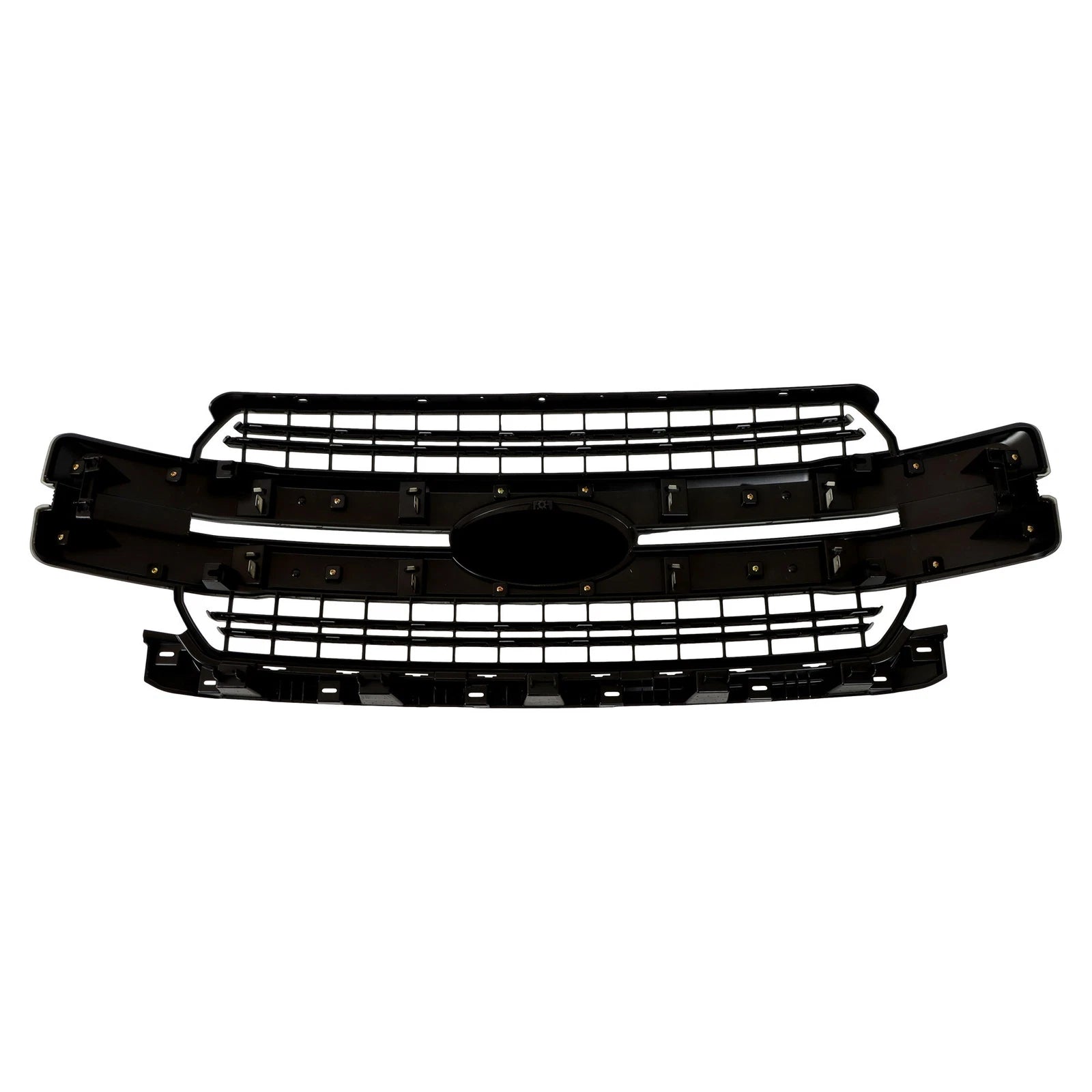 Gloss Black Front Bumper Grille for Ford F150 Lariat (2018–2020)