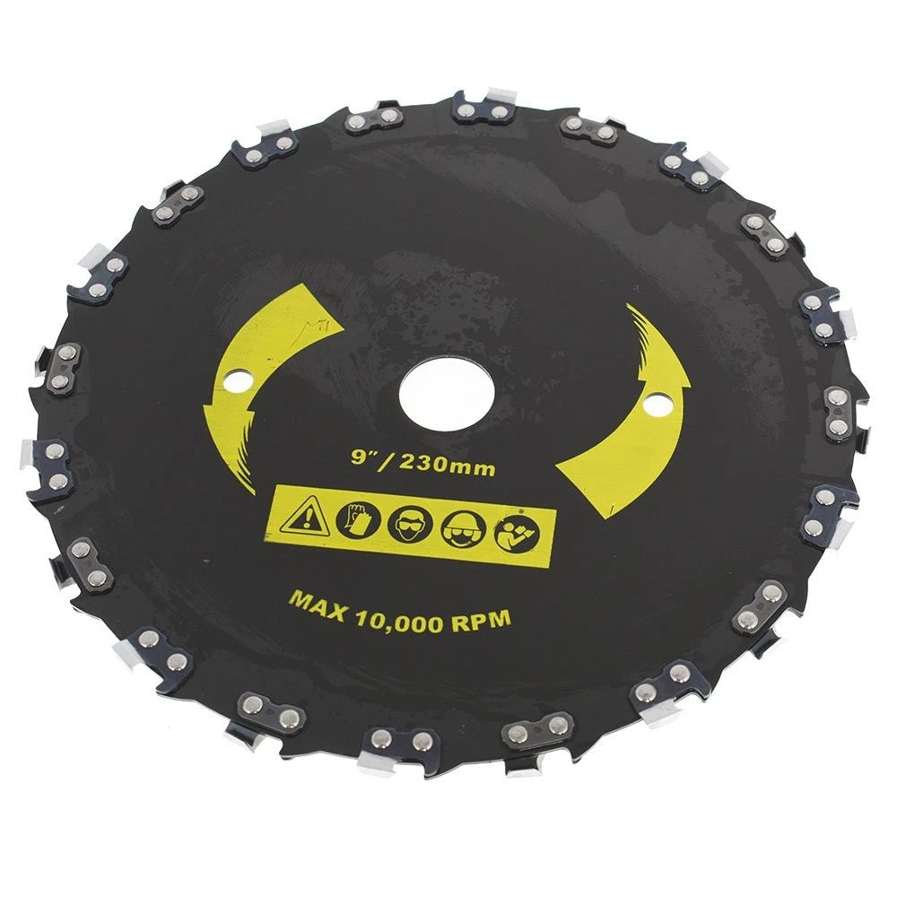 9" 20 Tooth Brush Cutter Blade for Gas Trimmer Chain Saw