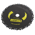 9" 20 Tooth Brush Cutter Blade for Gas Trimmer Chain Saw