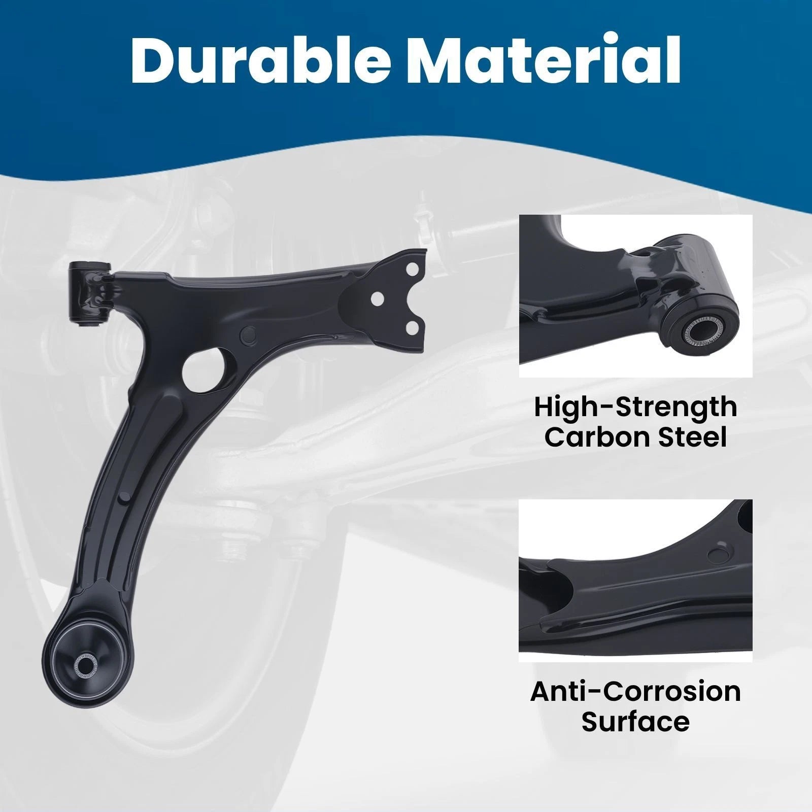 Driver Side Front Lower Control Arm for Toyota Corolla (2003–2013) RK641278