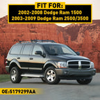2X Front Door Reflector Panel Cover for Dodge Ram 1500 2500 3500 (2002-2009)